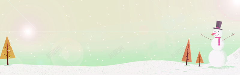 冬天的雪psd设计背景_88icon https://88icon.com 海报banner