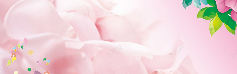 边饰花朵粉色3背景
