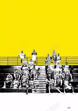 卡通人物海报背景背景