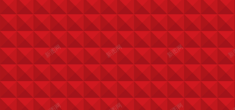红色立体六边形背景背景