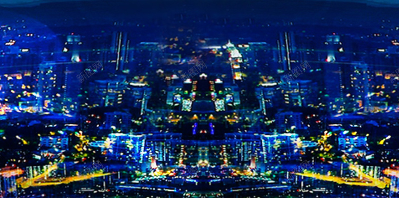 夜空H5背景jpg设计背景_88icon https://88icon.com 城市 夜空 建筑 灯光 蓝色 H5背景 企业文化 H5 h5