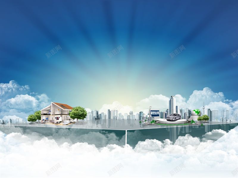 电力节能环保智能背景素材jpg设计背景_88icon https://88icon.com 电力 节能 环保 智能 家居 电力节能环保智能家居 蓝天 白云 背景