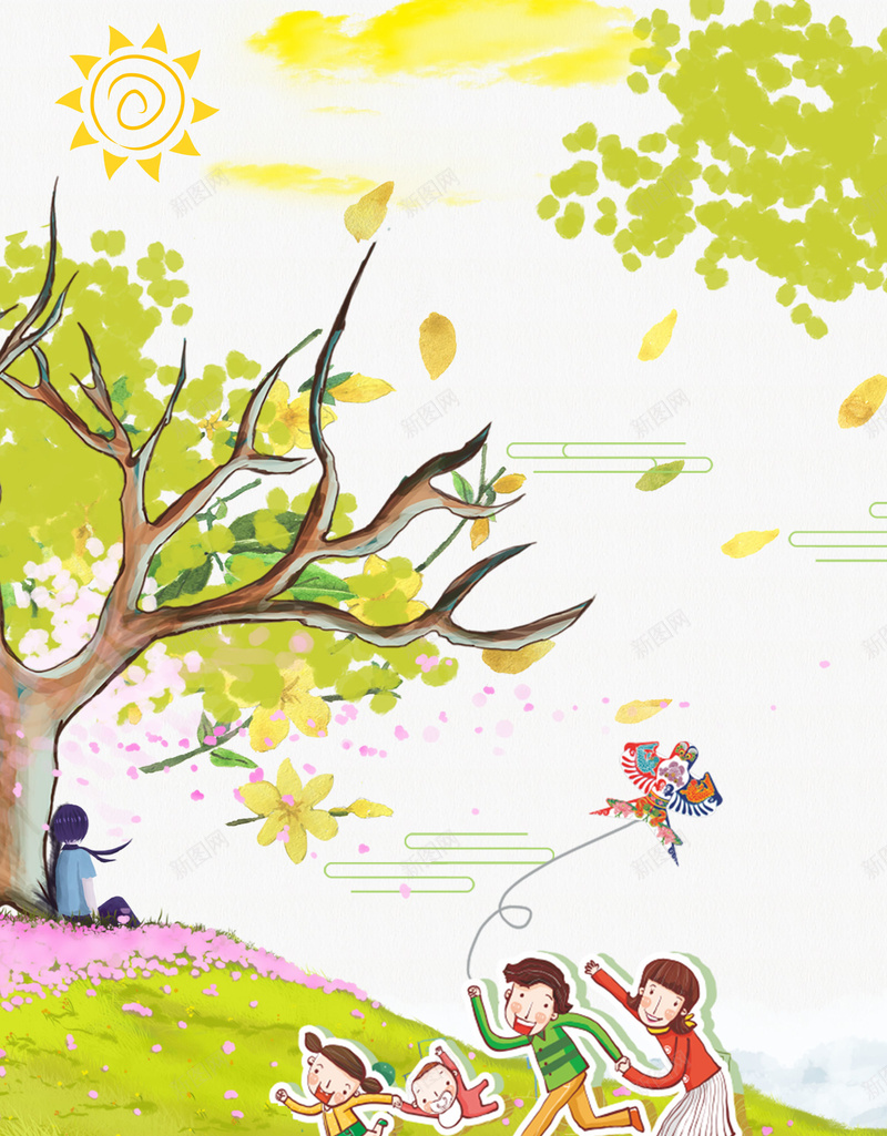 浅绿色手绘传统节气踏青放风筝背景jpg设计背景_88icon https://88icon.com 传统节气 孩童 小朋友 手绘 放风筝 春天背景 春季 浅绿色 浅绿色背景图片 踏青