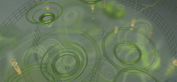 模体结构模型几何绿色科技海报背景高清图片