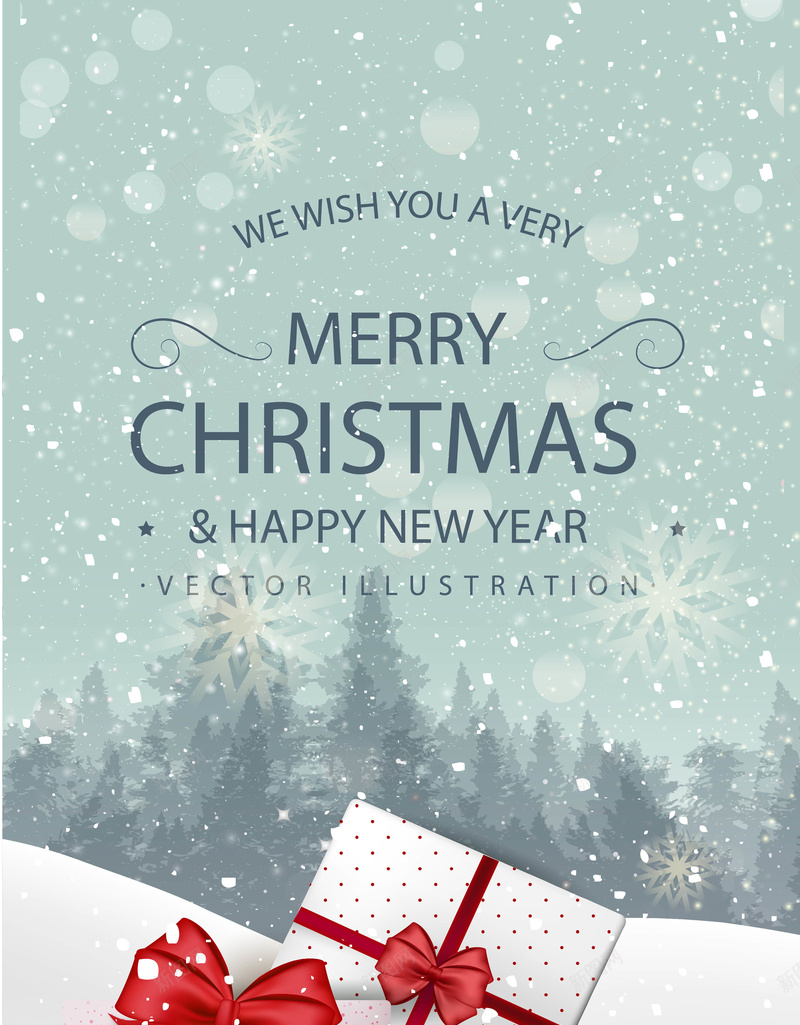 圣诞节卡通礼物背景素材eps设计背景_88icon https://88icon.com 圣诞节 卡通 海报 矢量 背景 童趣 手绘