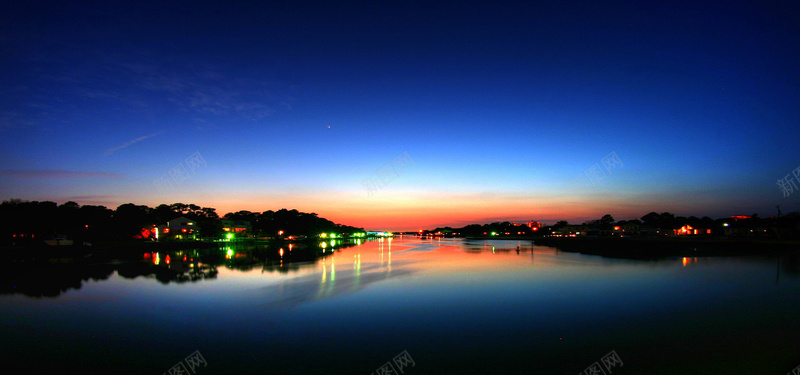 黑夜静谧背景背景