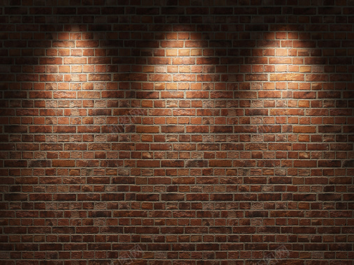灯光下的墙壁背景