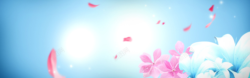 浪漫粉红小花背景psd设计背景_88icon https://88icon.com 海报banner 小花 文艺 浪漫 粉红 小清新 简约