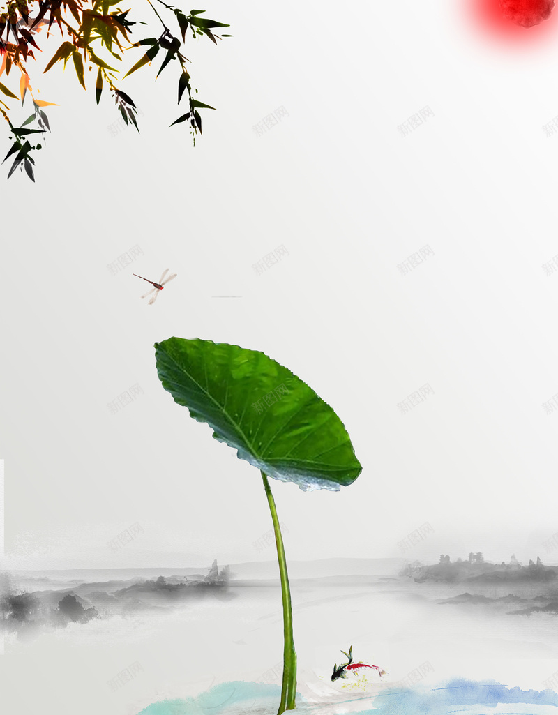 中国风荷叶荷塘淡雅二十四节气海报背景素材psd设计背景_88icon https://88icon.com 中国风 荷叶 荷塘 淡雅意境 二十四节气 夏至 文化海报 传统节气 中国节气 模板背景 海报背景 温暖