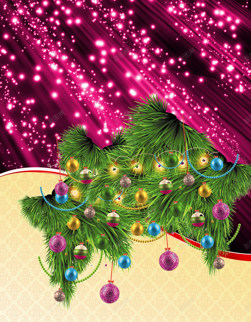 圣诞紫色星光psd分层H5背景psd设计背景_88icon https://88icon.com 圣诞节素材 圣诞背景 圣诞 星光 铃铛 圣诞节psd分层素材 紫色 黄色 H5背景 扁平 渐变 几何