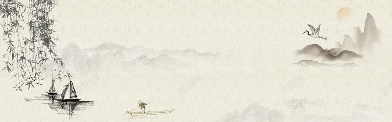 淘宝节日中国风灰色banner背景psd设计背景_88icon https://88icon.com 淘宝 节日 中国风 灰色 国画 设计 云海 传统 艺术 国粹