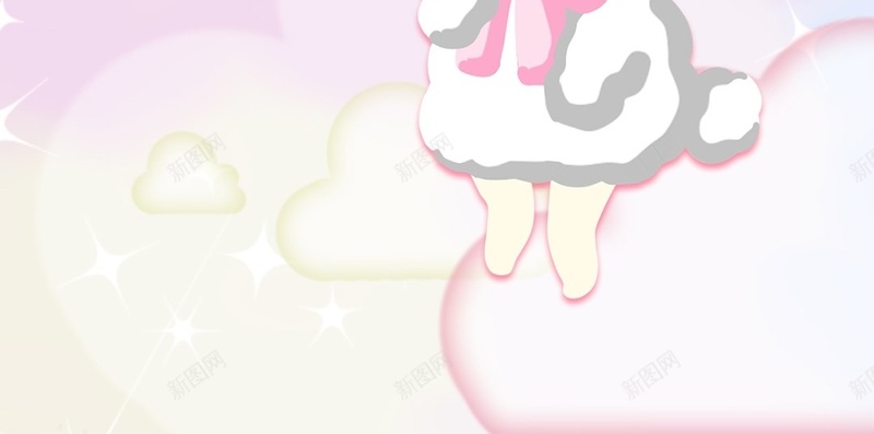 可爱卡通羊年女孩H5背景jpg设计背景_88icon https://88icon.com 儿童节 卡通 女孩 羊年 羊 嗯嗯 H5背景 H5 h5 童趣 手绘