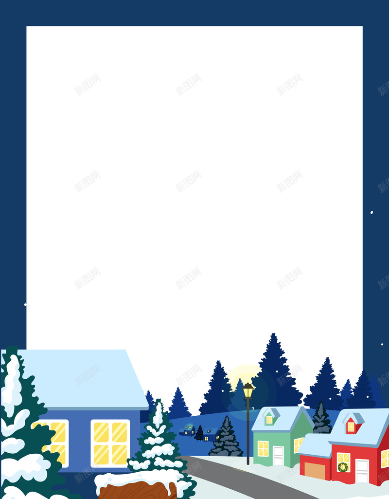 白色文艺背景冬季树枝主题设计jpg设计背景_88icon https://88icon.com 卡通 手绘 文艺 白色 蓝色 风格 背景 冬季 场景 主题 设计