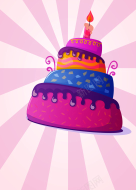粉色蛋糕背景素材背景