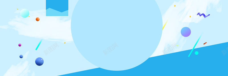 蓝色大气科技金融清爽banner背景图jpg设计背景_88icon https://88icon.com 扁平化 简约 时尚 立体球 纸屑 蓝色 大气 金融 科技 化妆品海报 小清新 唯美 文艺