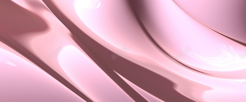 粉色方格波浪质感立体纹路曲线背景