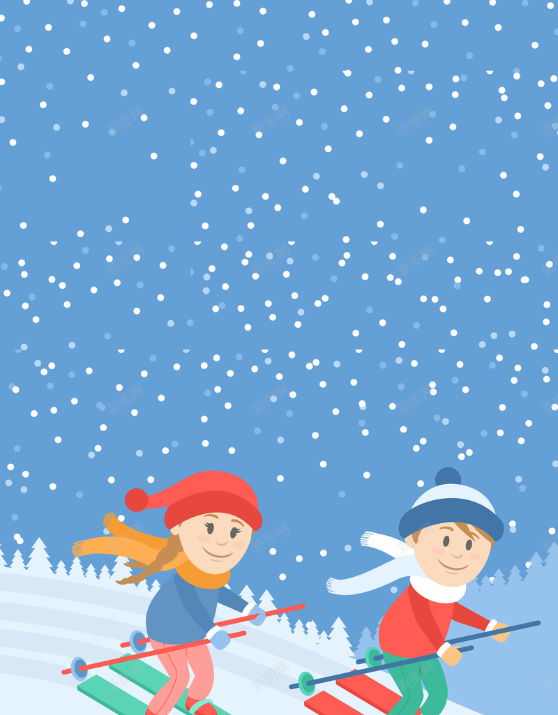 卡通滑雪东北冬季旅游背景psd设计背景_88icon https://88icon.com 东北 冬季 卡通 清新 简约 滑冰 冰川 卡通人物 雪花 滑雪 旅游 冬季旅游 滑雪背景
