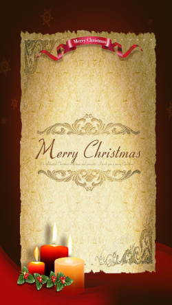 圣诞节羊皮纸背景图片圣诞节H5背景高清图片