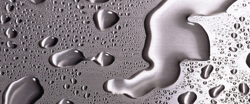 金属雨水银色钢板背景