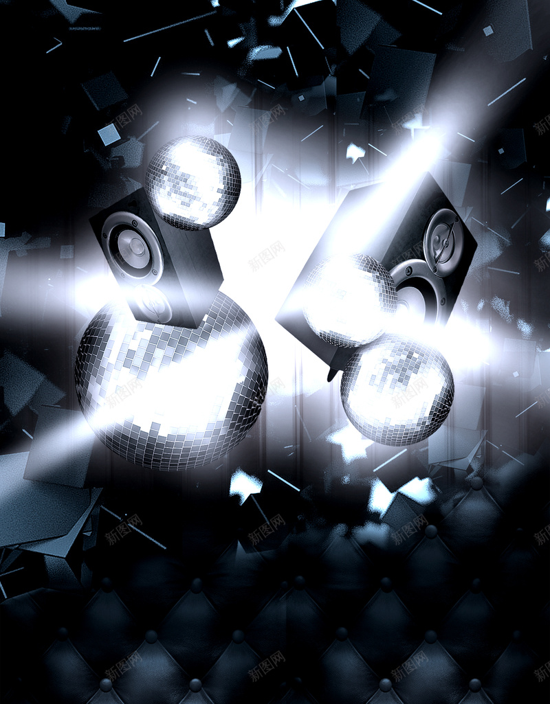 黑色动感音乐派对海报psd设计背景_88icon https://88icon.com 时尚 鸽子 音符 摇滚 夜店 俱乐部 聚会 派对 party 宴会 音乐 音乐节 狂欢 现场 跳舞 热情 激情