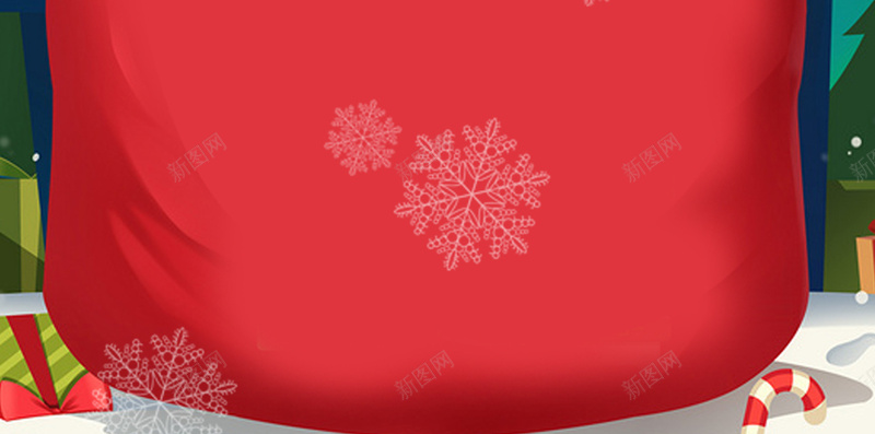 圣诞老人圣诞节红色H5背景jpg设计背景_88icon https://88icon.com 圣诞老人 红色 雪花 礼物 背景 H5 激情 狂欢