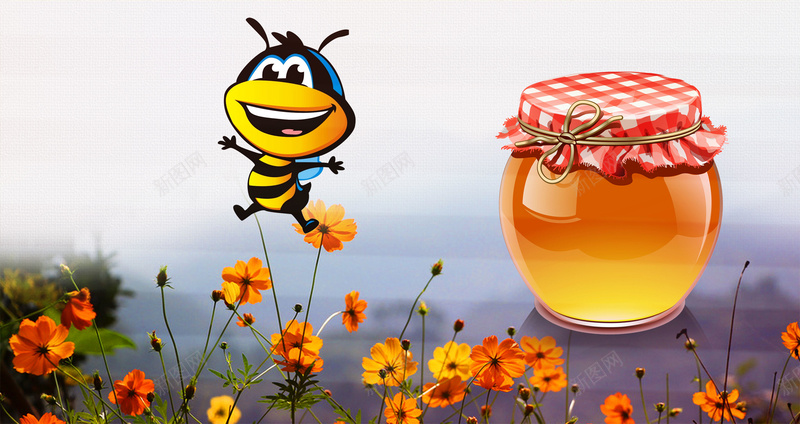 蜂蜜蜜蜂广告背景psd设计背景_88icon https://88icon.com 植物 花朵 蜂蜜 蜜糖 蜜蜂 食物 春天 春季 山水 风景 海报 平面 广告 背景 PSD 素材 模板