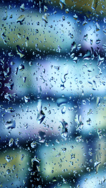 雨中景色高清手机H5背景背景