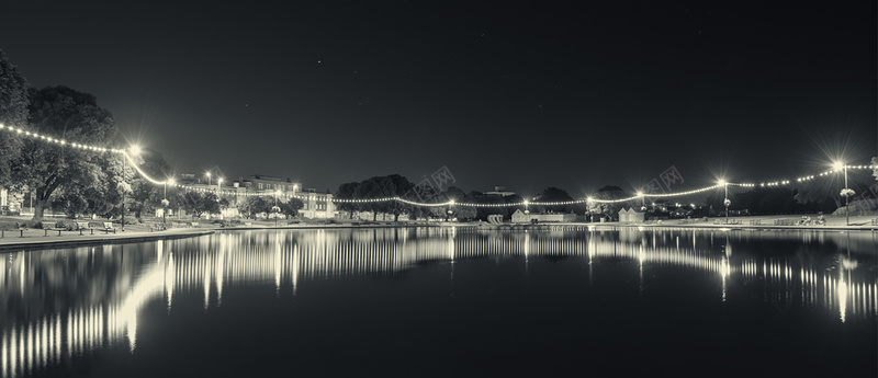 淘宝海报夜景背景