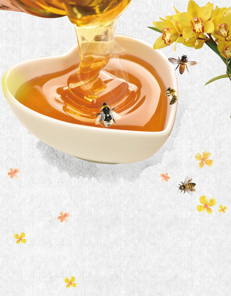 纯天然蜂蜜简约展架jpg设计背景_88icon https://88icon.com 养生蜂蜜 天然蜂蜜 蜂蜜促销 蜂蜜展板 养生 蜂蜜打折 纯蜂蜜 纯正 自然 花朵 蜜蜂