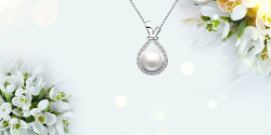 珠宝店宣传唯美绚丽珠宝首饰广告海报背景素材高清图片