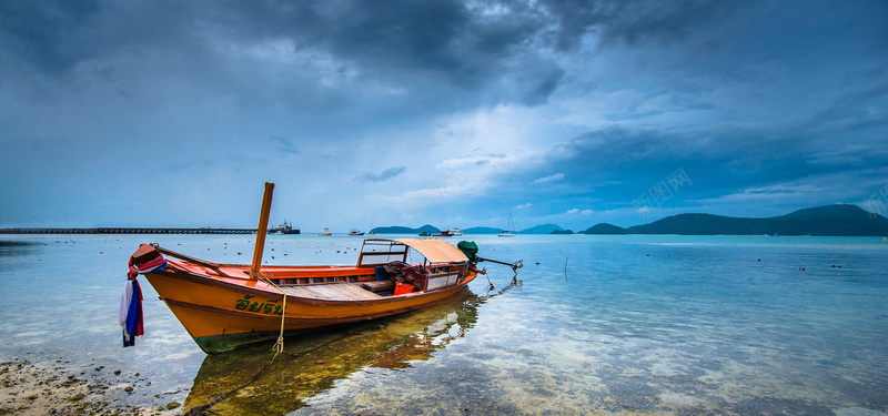 唯美海面风景背景背景