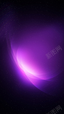 星空紫色闪烁渐变H5背景素材背景