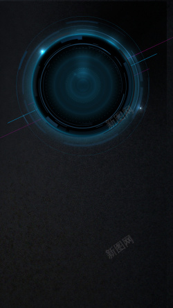科技感镜头锁定元素科技镜头h5背景高清图片