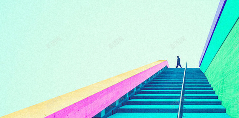 阶梯H5背景jpg设计背景_88icon https://88icon.com 企业文化 大气 平台 彩色 阶梯 H5背景 H5 h5