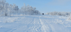 矢量厚雪素材积雪车轮印背景高清图片