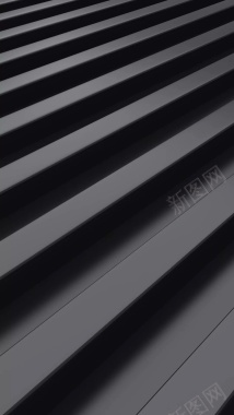 三维立体黑色艺术设计H5背景背景