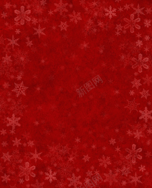 圣诞节深红色雪花背景图背景