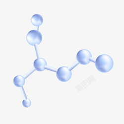 DNA分子结构式成分 分子结构素材