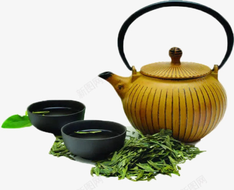 茶文章茶与茶壶茶海报图标
