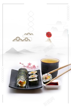 烧烤菜日式寿司美食高清图片