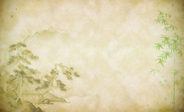 简单水墨水墨背景水墨水墨图国画背景