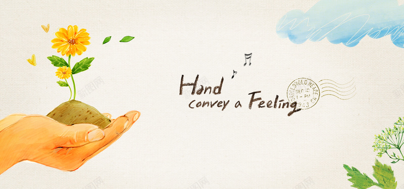 简单背景psd设计背景_88icon https://88icon.com 植物点缀 简单背景 浅色系 手势 热恋 浅绿浅蓝白色为主 海报banner 浪漫 梦幻