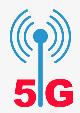 H5背景5G信号图标图标