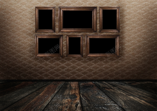 木质木纹相框图片背景