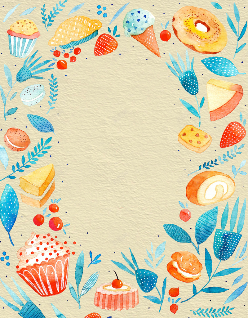 文艺手绘甜品下午茶海报背景psdpsd设计背景_88icon https://88icon.com 海报背景 下午茶 手绘 文艺 甜品 psd 甜点 糕点