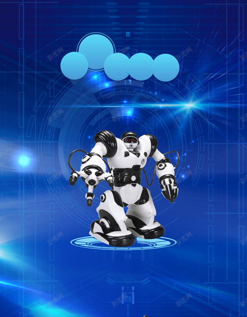 蓝色科技梦幻人工机器人海报背景psd设计背景_88icon https://88icon.com 机器人海报 人工智能 几何梦幻 梦幻科技 科技海报 AI智能 机器人时代 引领未来科技 人与机器