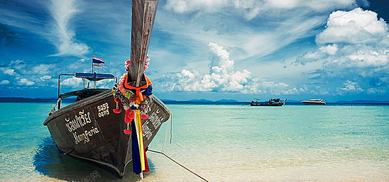 渔船背景图背景