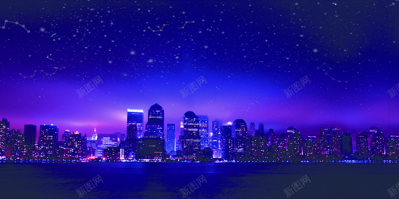 星空城市夜景背景jpg设计背景_88icon https://88icon.com 城市 夜景 星空 浪漫 背景 梦幻