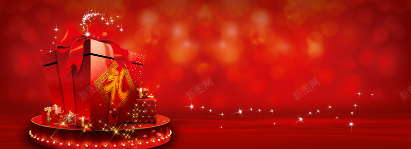 红色圣诞礼盒背景jpg设计背景_88icon https://88icon.com 红色 礼盒 圣诞 礼物 喜庆