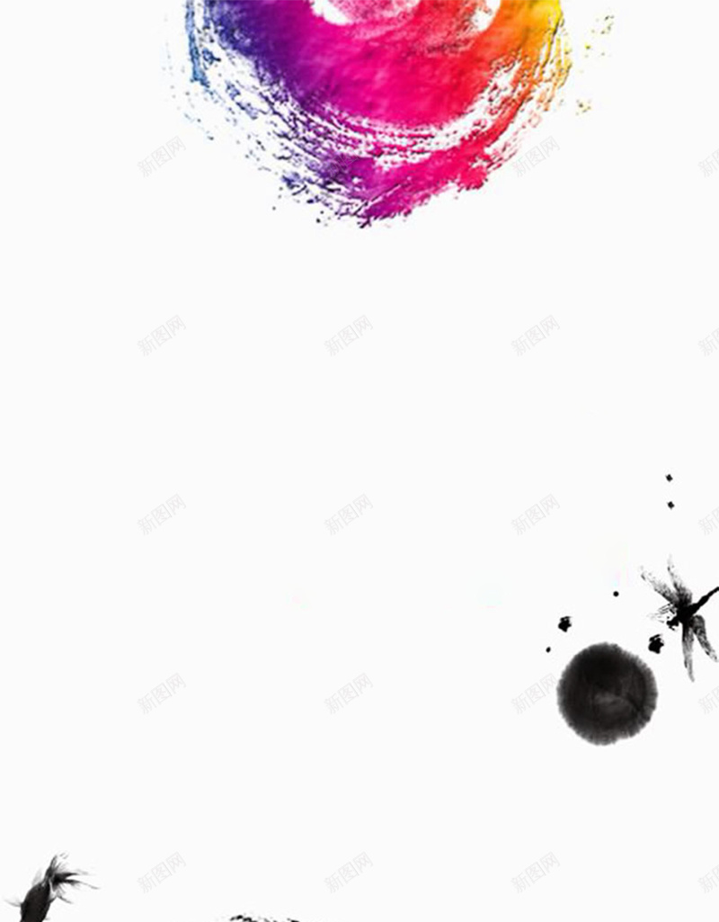 喷墨彩色水墨背景素材jpg设计背景_88icon https://88icon.com 中国风 喷墨 彩色 水墨 黑色 教育 文艺 简约 道德